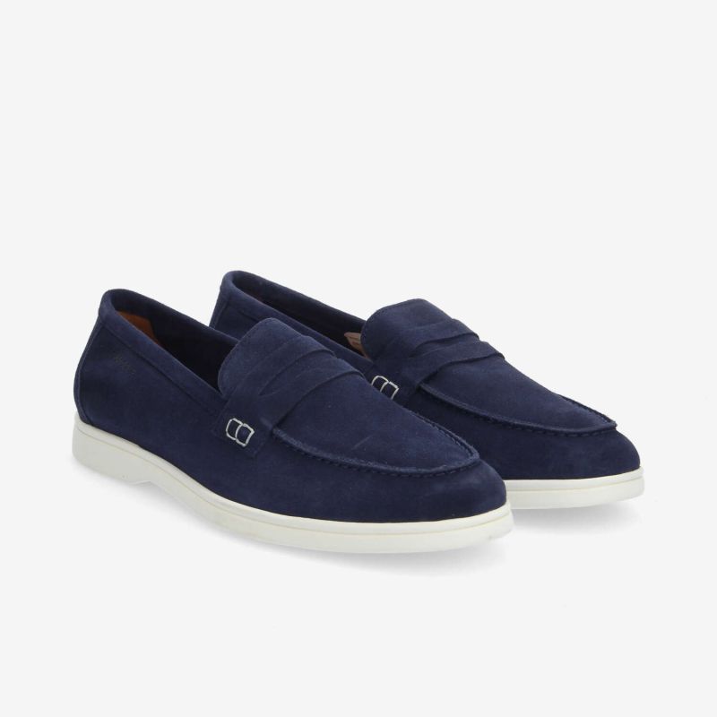 YACHT LOAFER M - SUEDE - BLEU